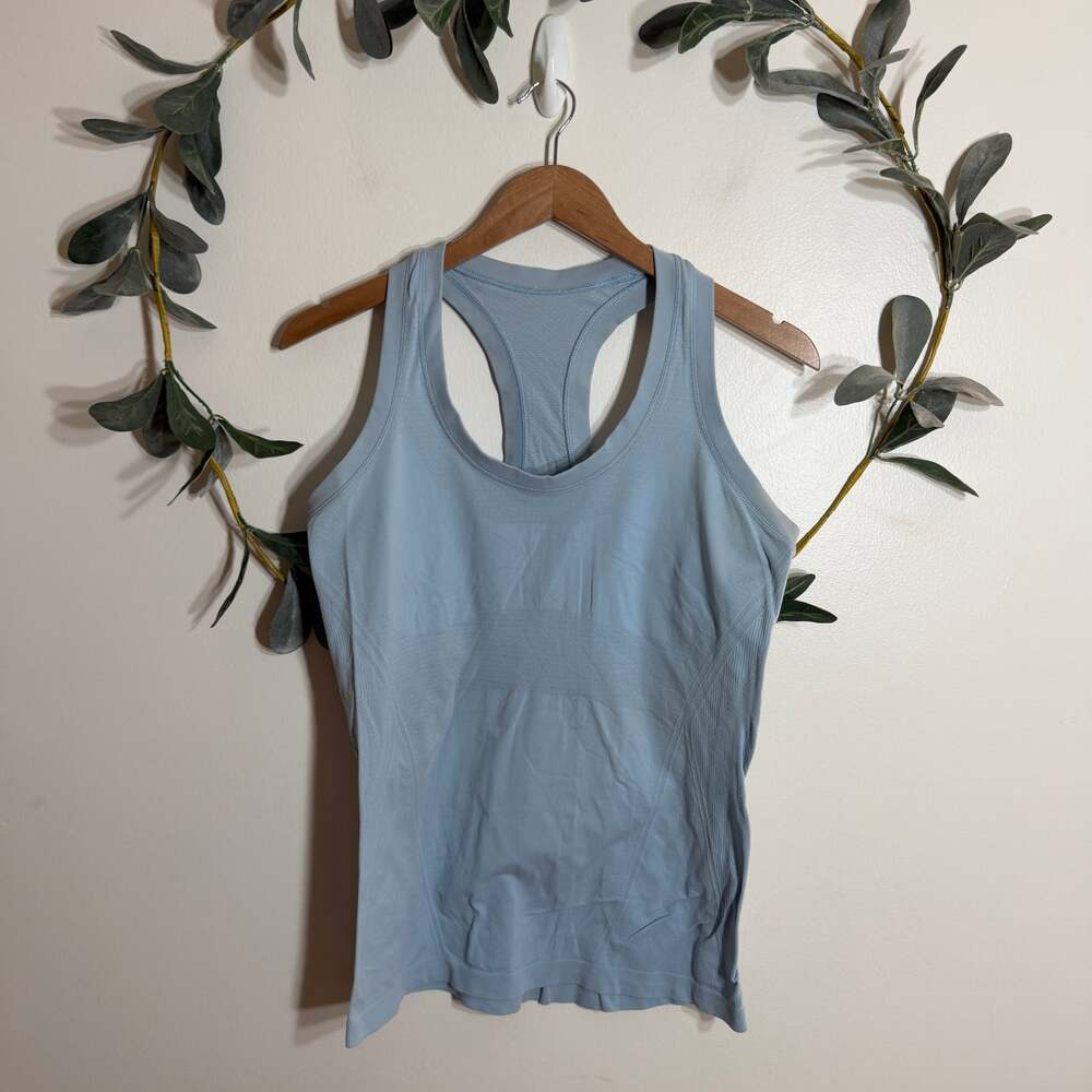 Athleta Light Blue Athletic Tank